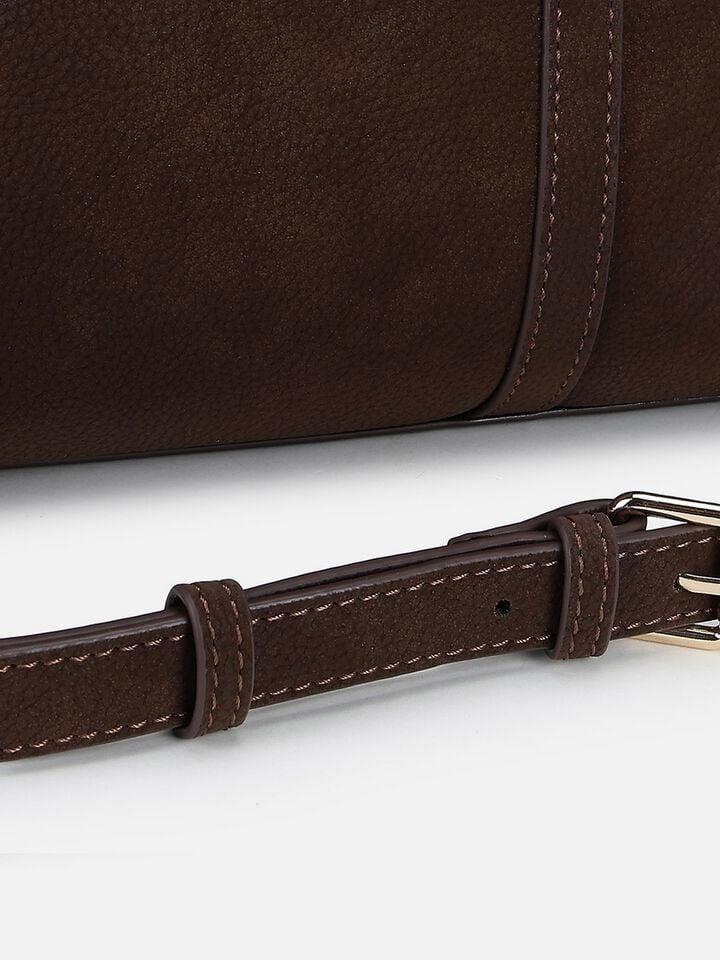 Millie Nubuck Handheld - Brown