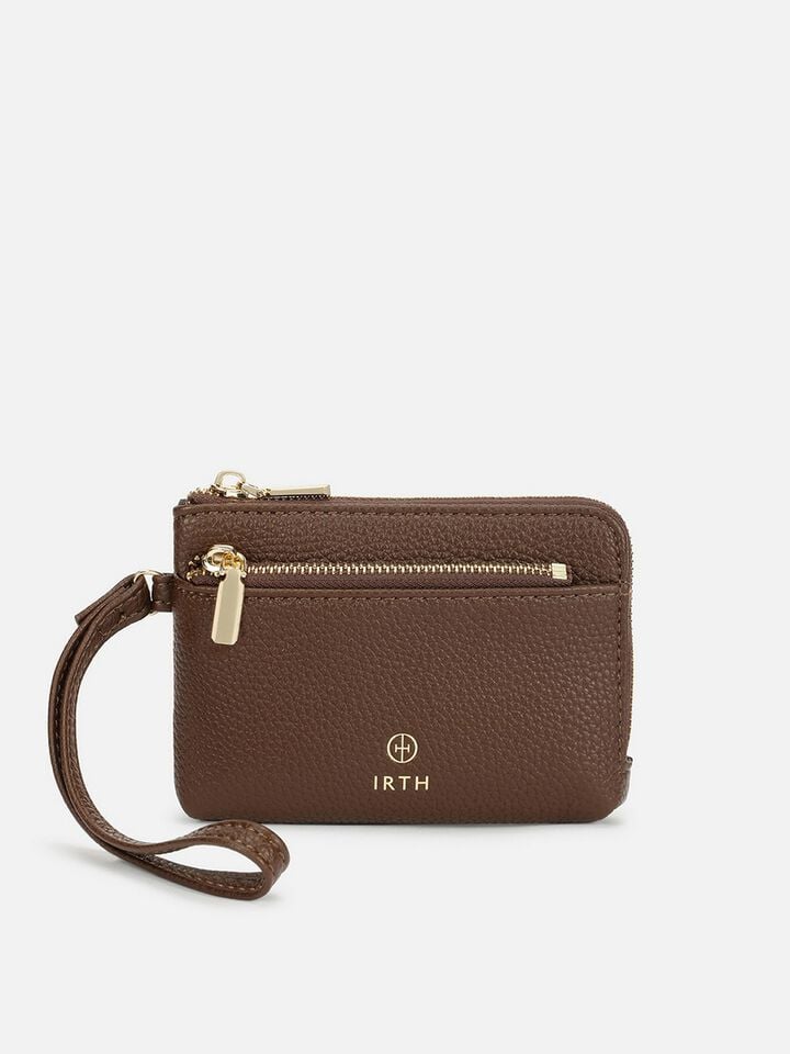 Kira Wristlet Wallet - Brown