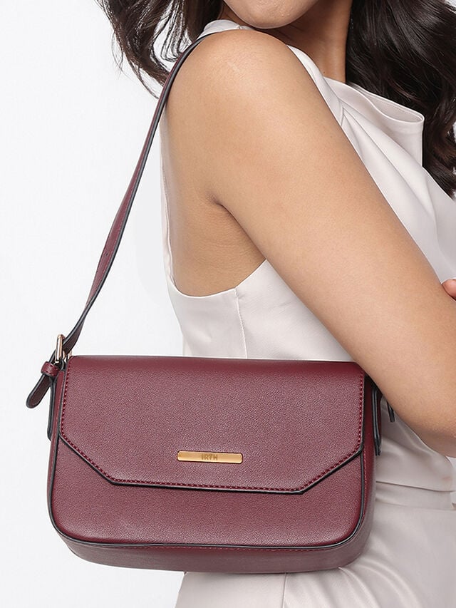 Hannah Shoulder Bag - Burgundy