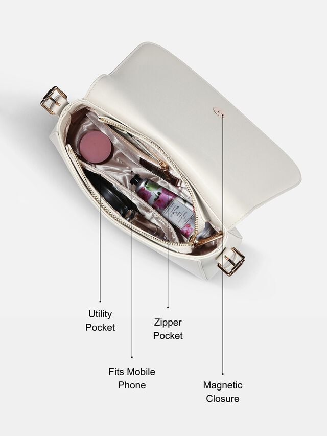 Sophie Shoulder Bag - Off-White