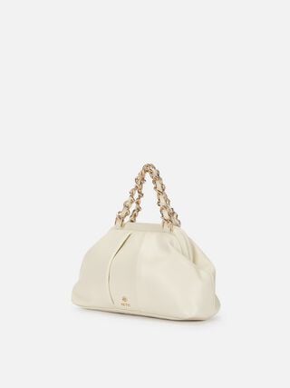 Sabrina Sparkles Clutch - Off-White