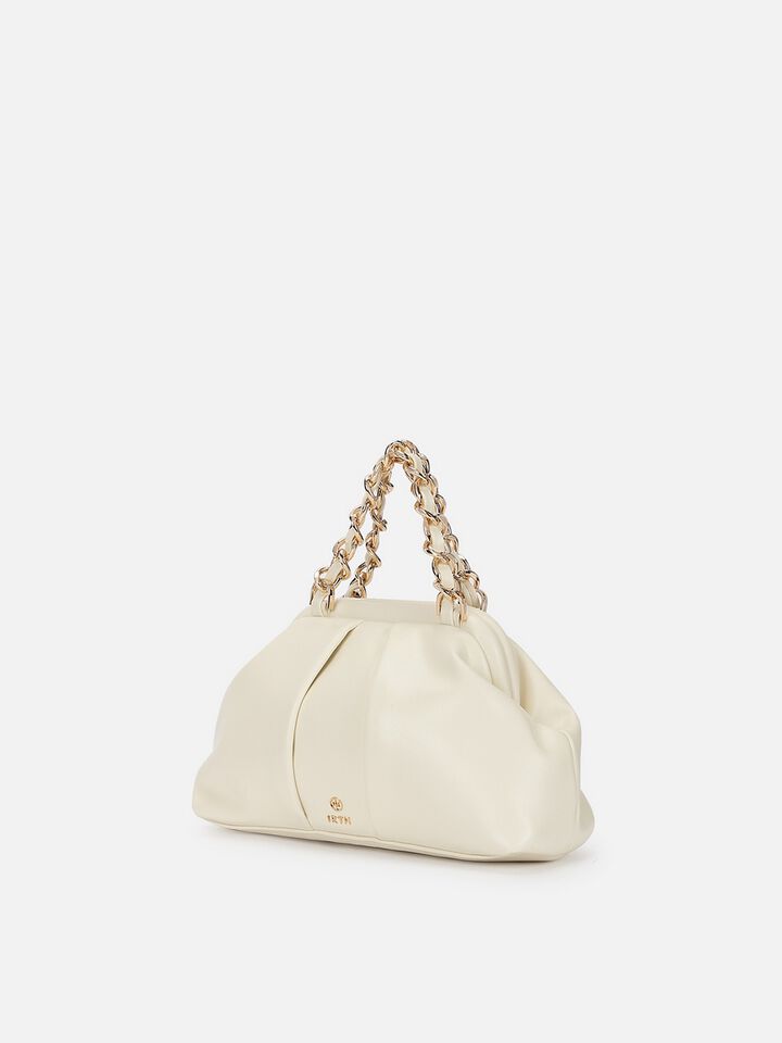 Sabrina Sparkles Clutch - Off-White
