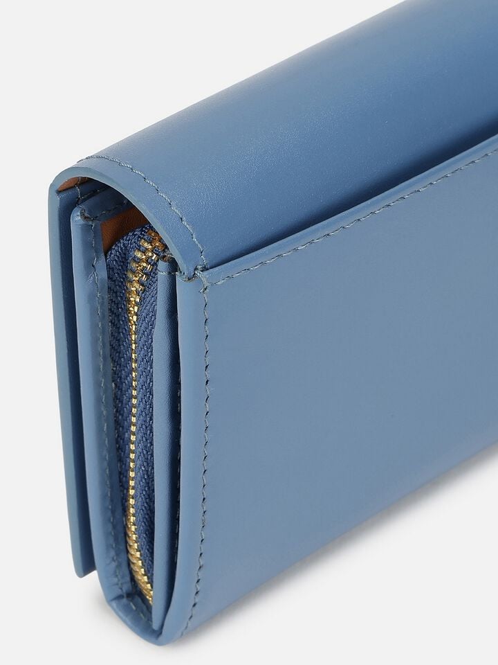 Parker Small Leather Wallet - Blue