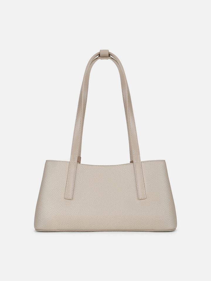 Milly Wide Shoulder Bag - Beige