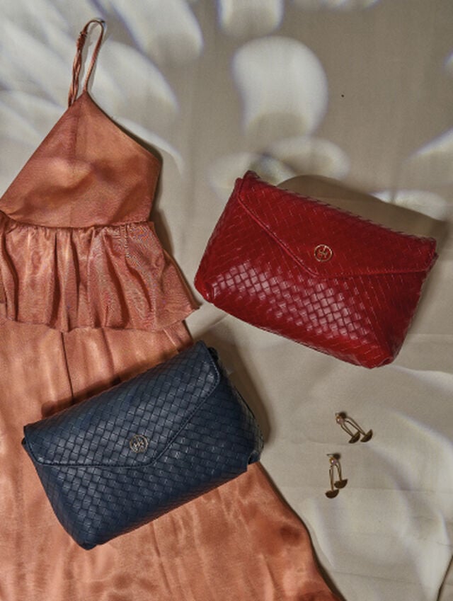 Vanessa Clutch - Navy Blue