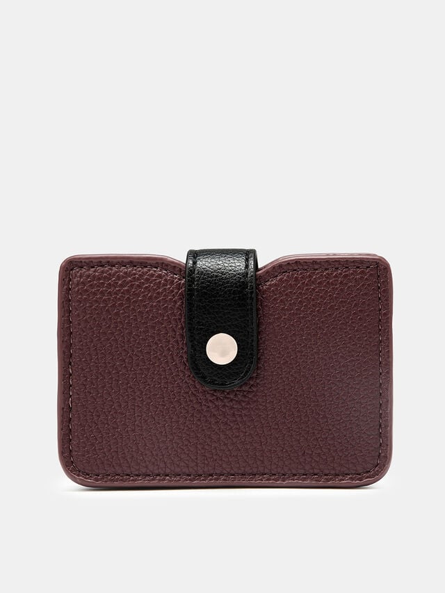 Jolie Card Holder - Dark Cherry