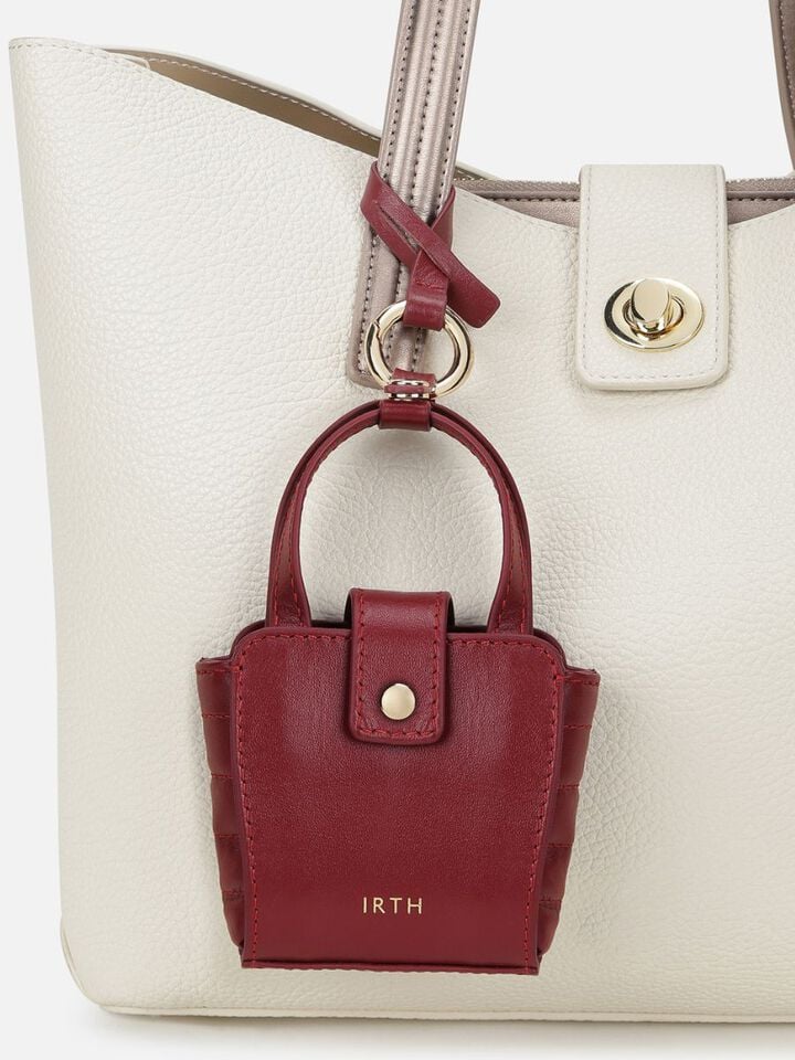 Meg Miniature Leather Handheld - Cherry