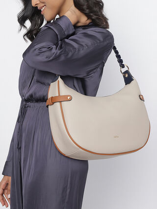 Clara Large Shoulder Bag - Off White