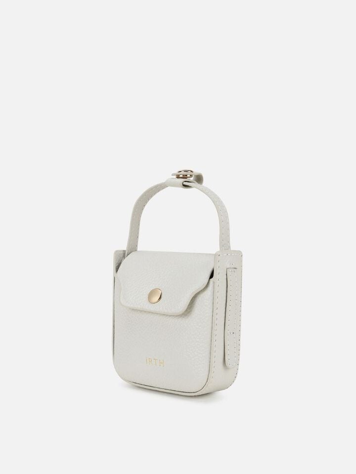 Amy Miniature Leather Shoulder Bag - Off-White