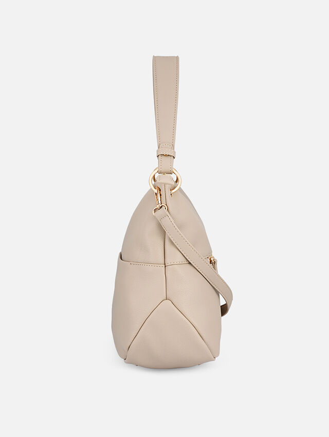 Beige Shoulder Bag