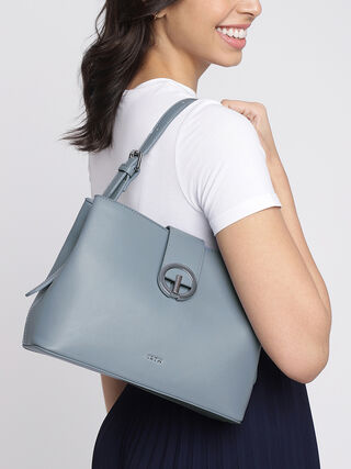 Blake Shoulder Bag - Glacial Blue