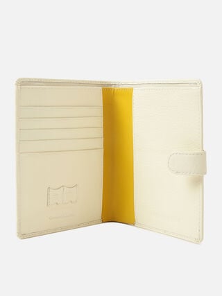 Atlas Leather Passport Holder - Off-White