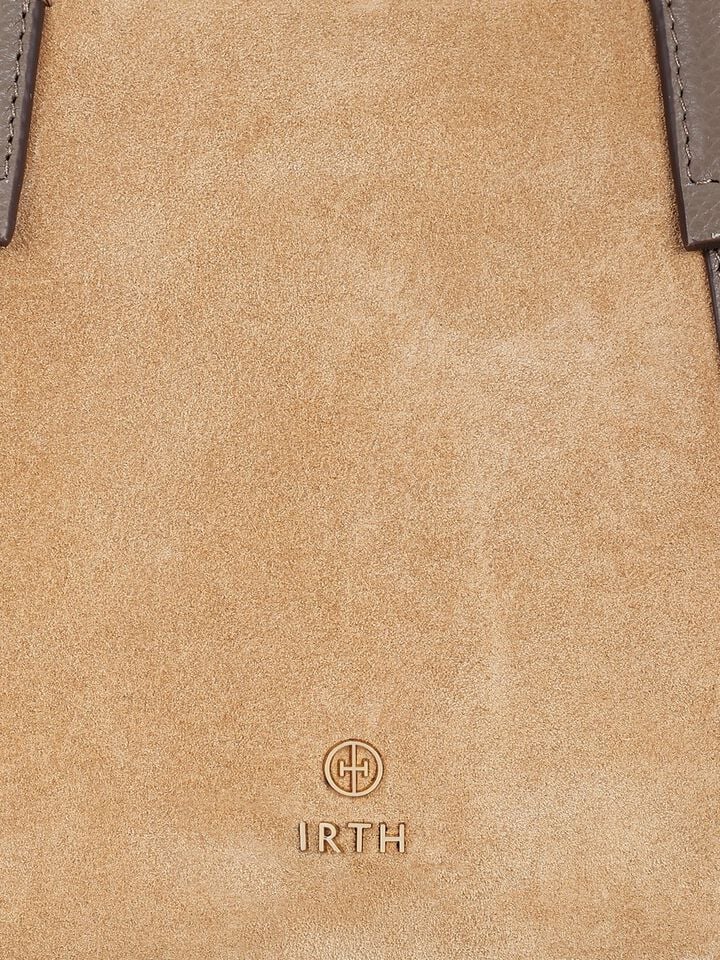 Lily Small Suede Handheld - Brown