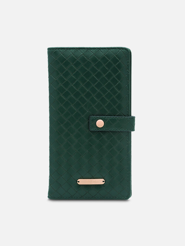 Bi-fold Green Wallet