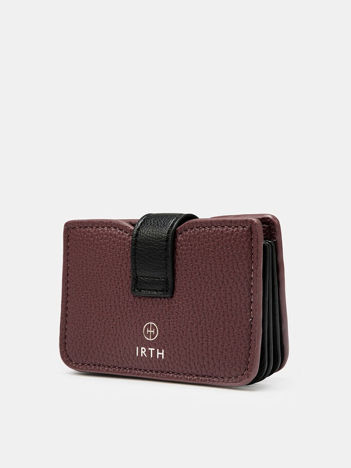 Jolie Card Holder - Dark Cherry