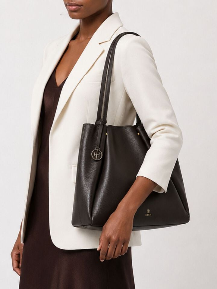 Lorelei Leather Shoulder Bag - Brown