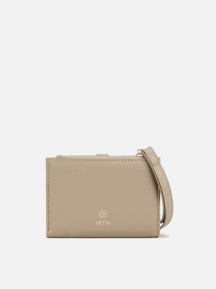Nina Wristlet Wallet - Beige