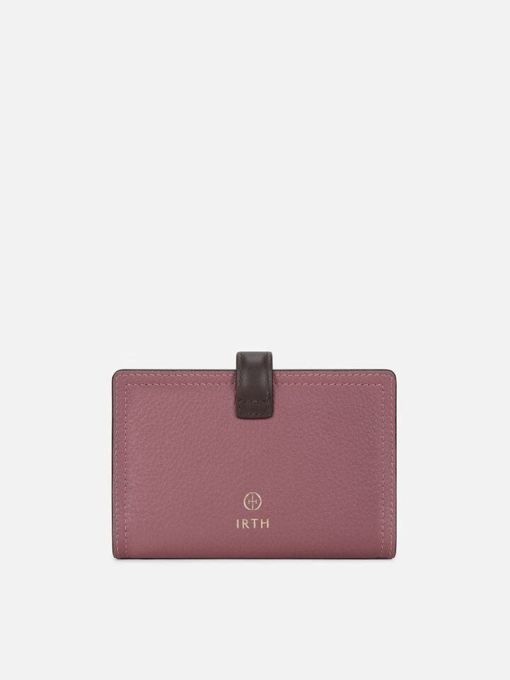 Ridley Leather Wallet - Pink