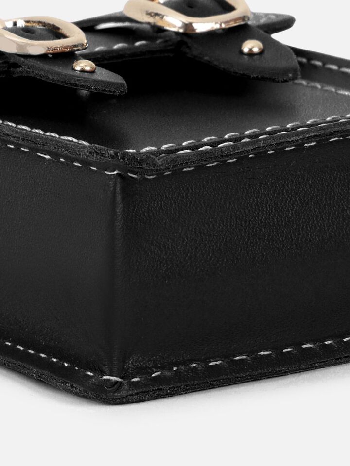 Robin Leather Miniature Bag - Black