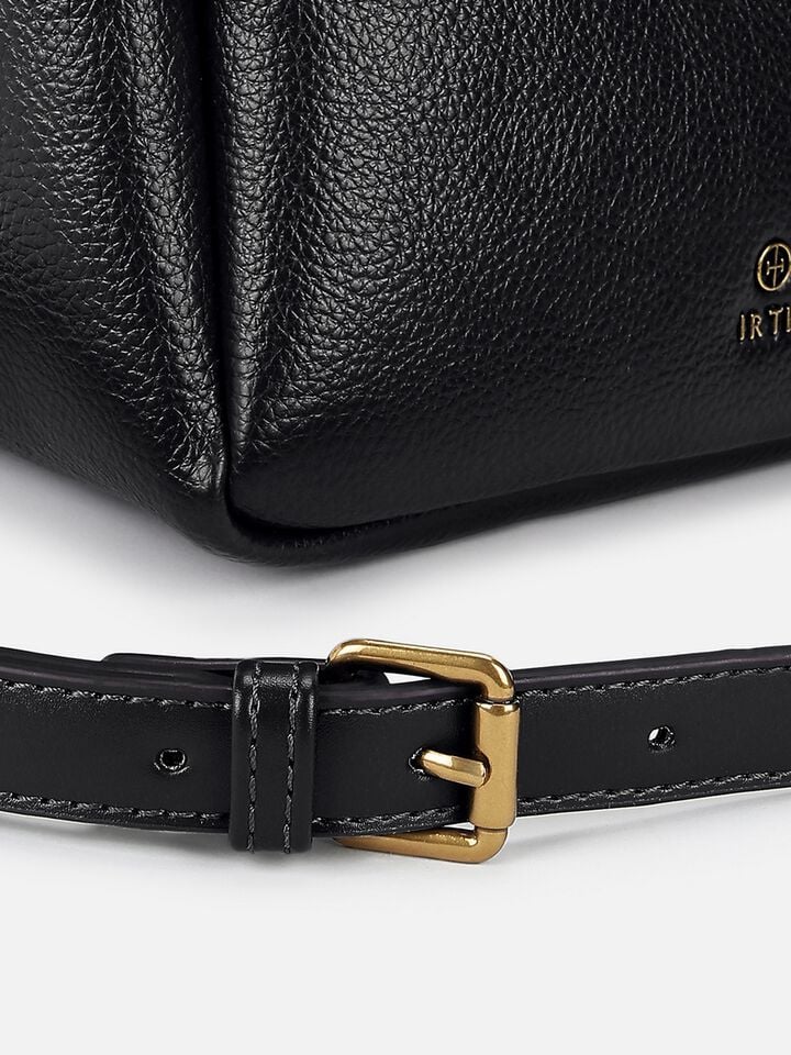 Valerie Tall Shoulder Bag - Black