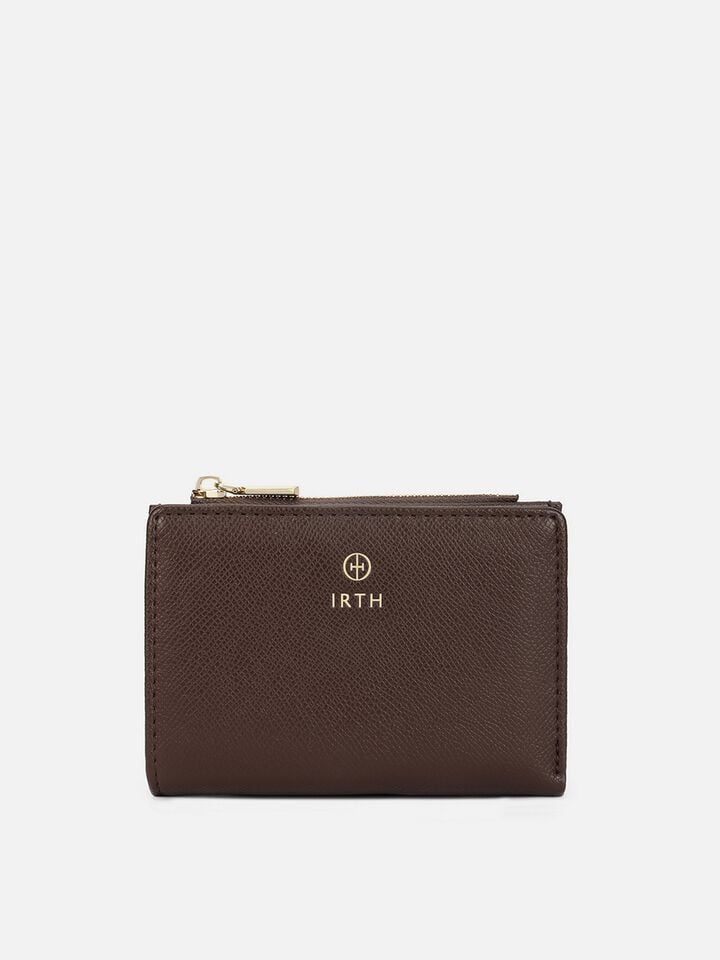 Ezra Textured Wallet - Brown