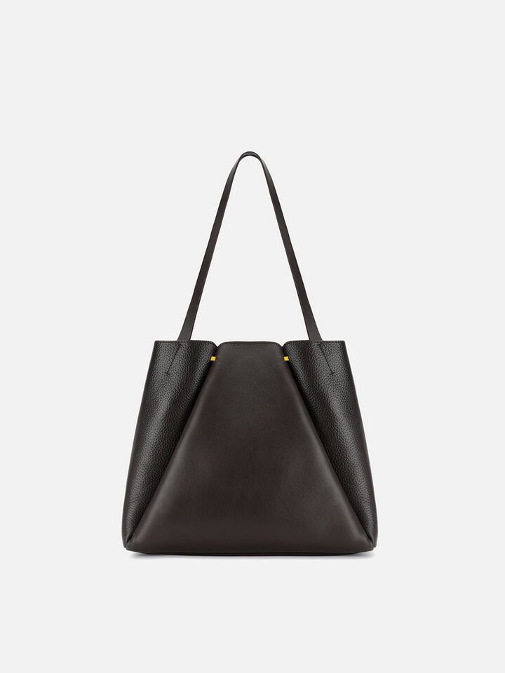 Lorelei Leather Shoulder Bag - Brown