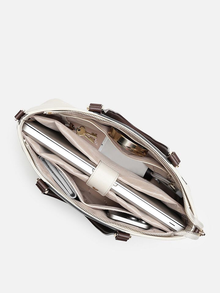 Delphine Work Bag - Off-White