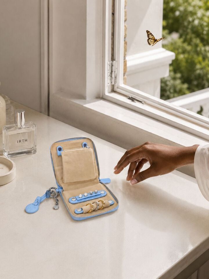 Meadows Jewellery Organiser - Blue