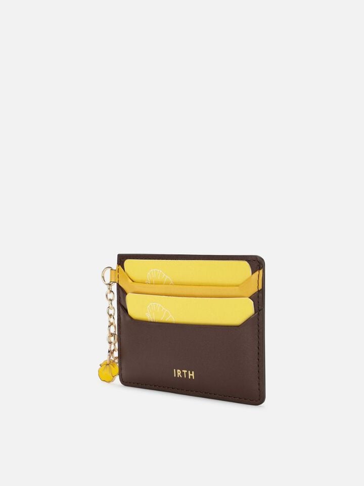 Tuck Leather Card Holder - Hot Chocolate
