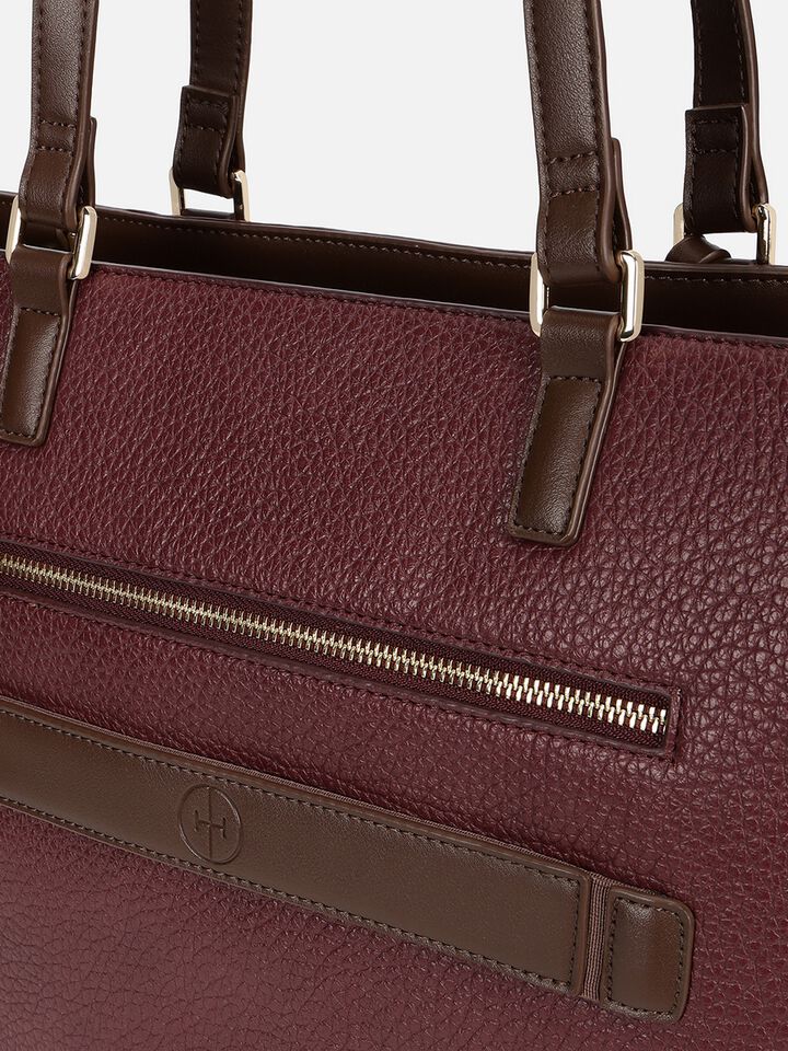 Jackie Work Bag - Dark Cherry
