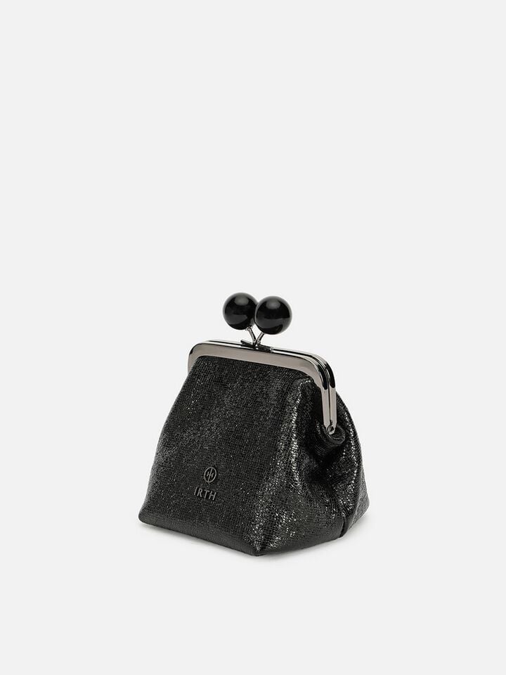 Juliet Sparkles Miniature Kiss Lock - Black