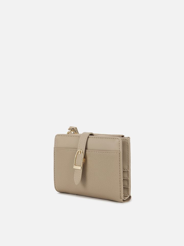 Nina Wristlet Wallet - Beige