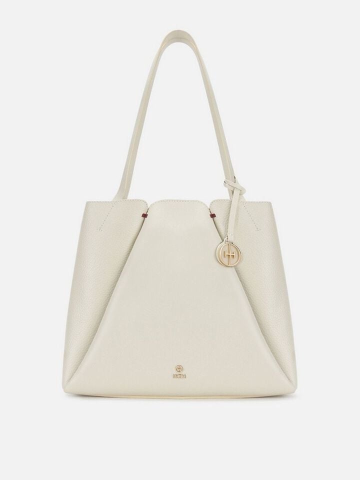 Lorelei Leather Shoulder Bag - Off-White