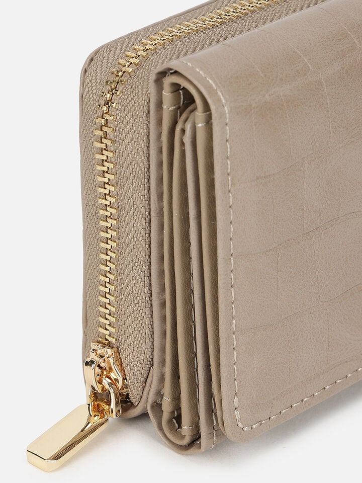 Odele Croco Wallet - Beige