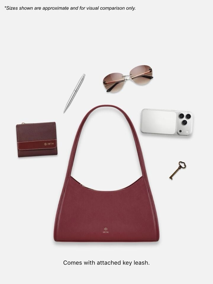 Cady Shoulder Bag - Dark Cherry