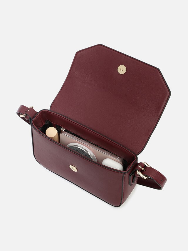 Hannah Shoulder Bag - Burgundy