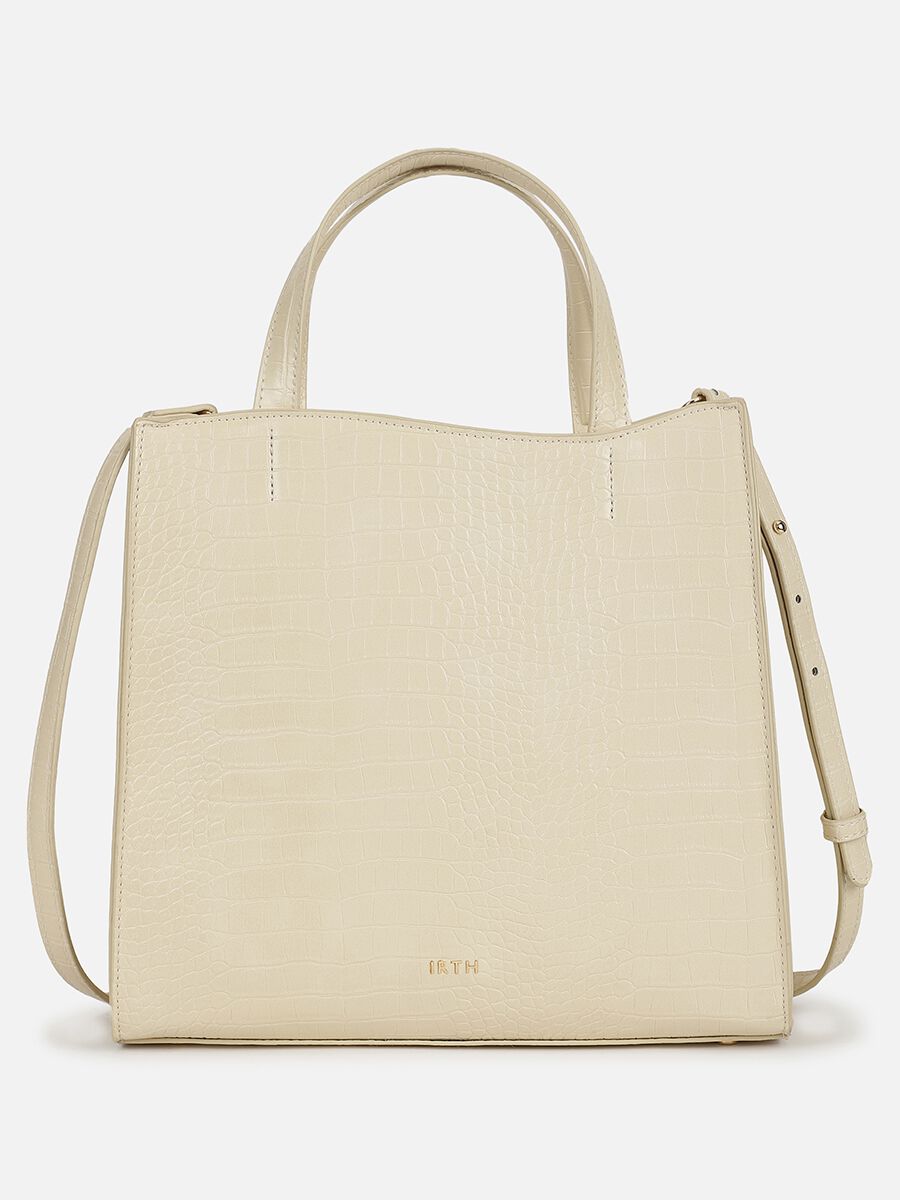 IRTH House of Titan Women s Handheld Bags Shop Blaire in Off White