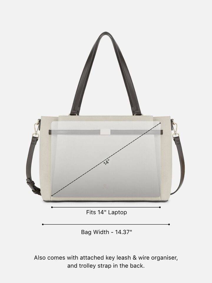 Sally Work Bag - Off-White