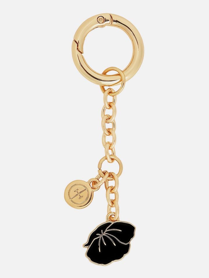 Poppy Enamel Charm - Black