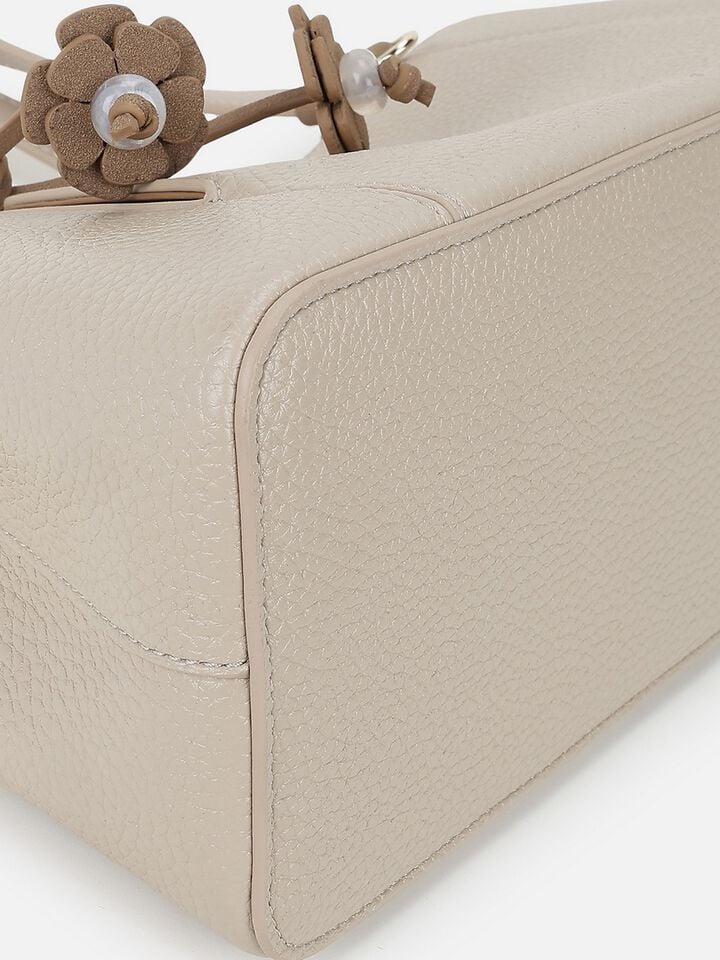 Milly Wide Shoulder Bag - Beige