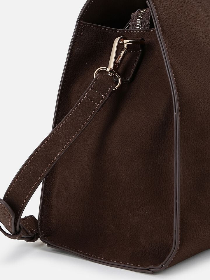 Millie Nubuck Handheld - Brown