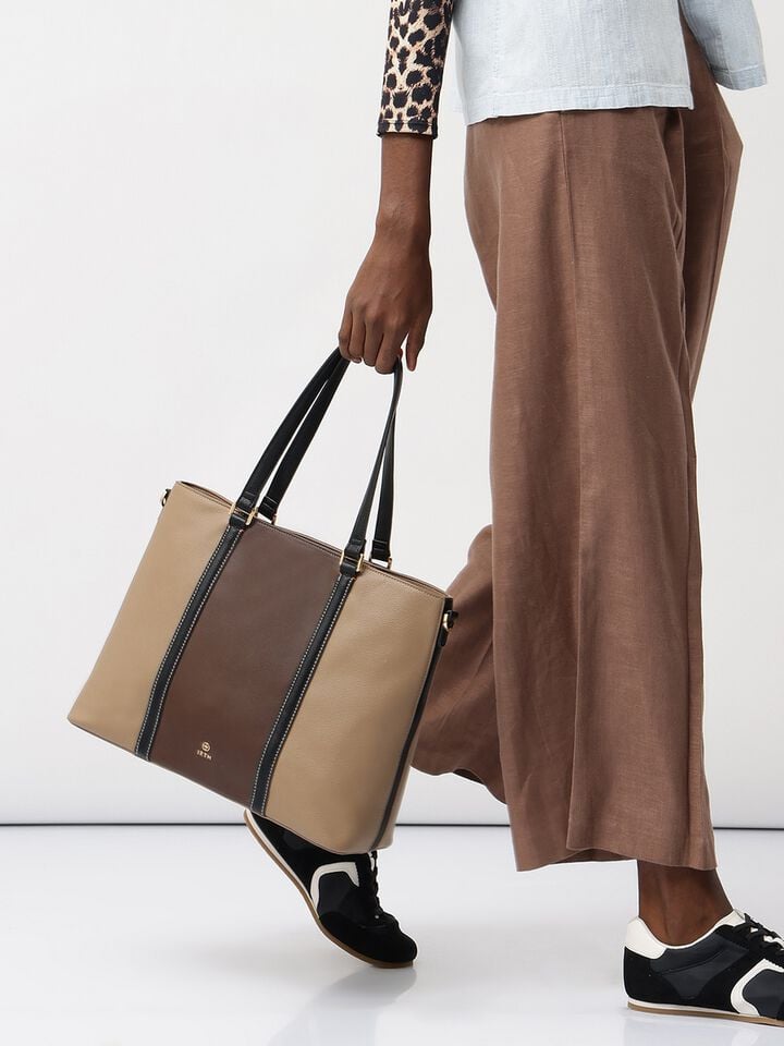 Delphine Work Bag - Beige