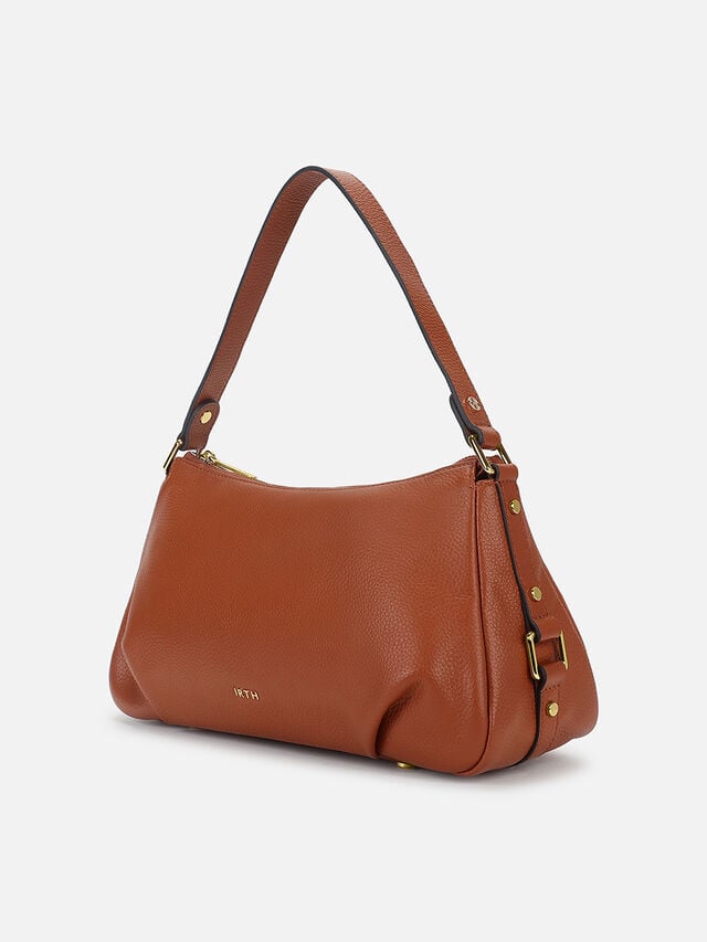 Lana Leather Shoulder Bag - Tan