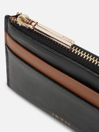 Sway Leather Card Holder - Black