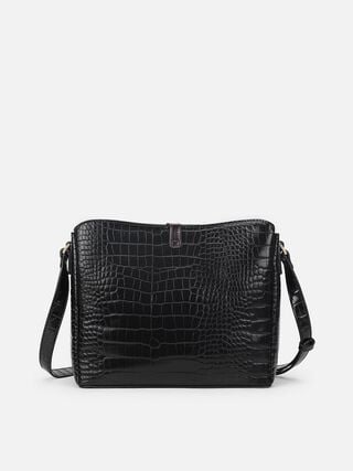 Esme Croco Sling - Black
