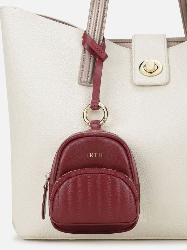 Jo Miniature Leather Backpack - Dark Cherry