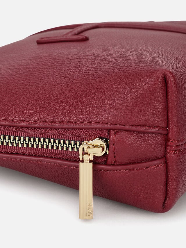 Coral Large Makeup Organiser - Dark Cherry