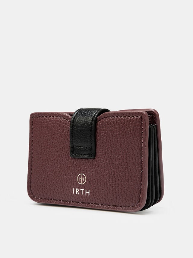 Jolie Card Holder - Dark Cherry