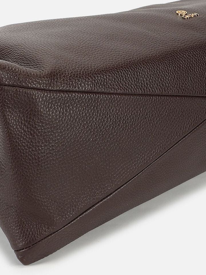 Lois Leather Shoulder Bag - Espresso