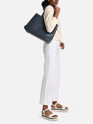 Zoe Navy Tote